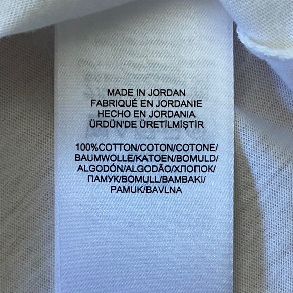 Lauren Ralph Lauren Eyelet Ruffle Trim Feminine Cotton White Tee Size L - Picture 5 of 10